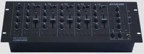 5-channel DJ Mixer with 2 USB Slots-MX4700 supplier,China 5 
